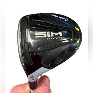 TaylorMade SIM MAX D‎ 2 3 Fairway Wood LEFT Hand LH AirSpeeder 45g Regular Shaft